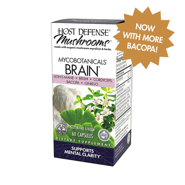 Host Defense Mushrooms MycoBotanicals Brain Capsules