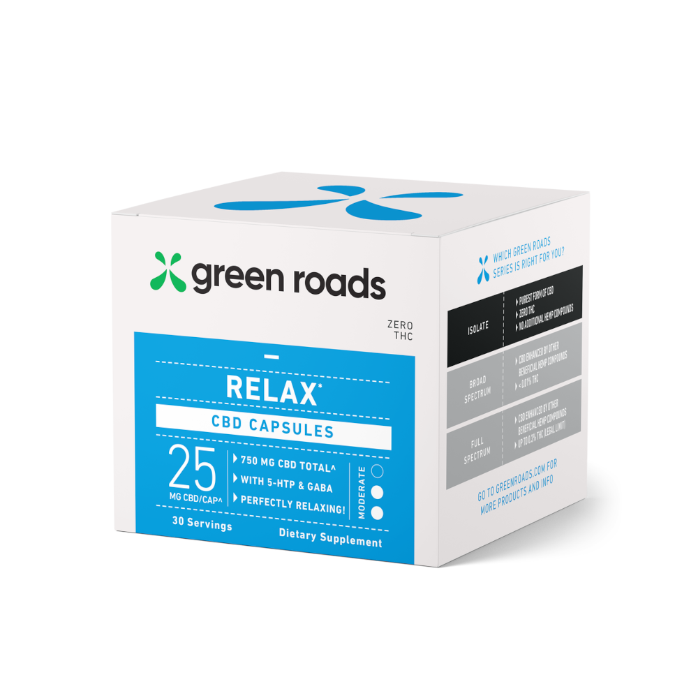 CBD Isolate Relax Capsules